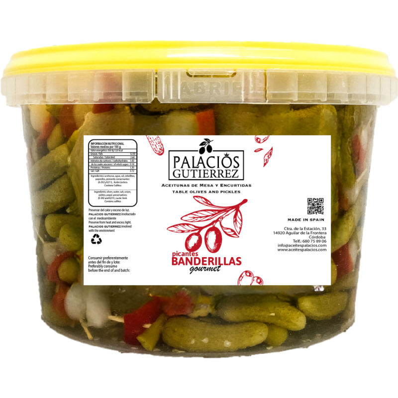 BANDERILLAS PICANTES 4500gr BANDERILLAS PICANTES 4500gr