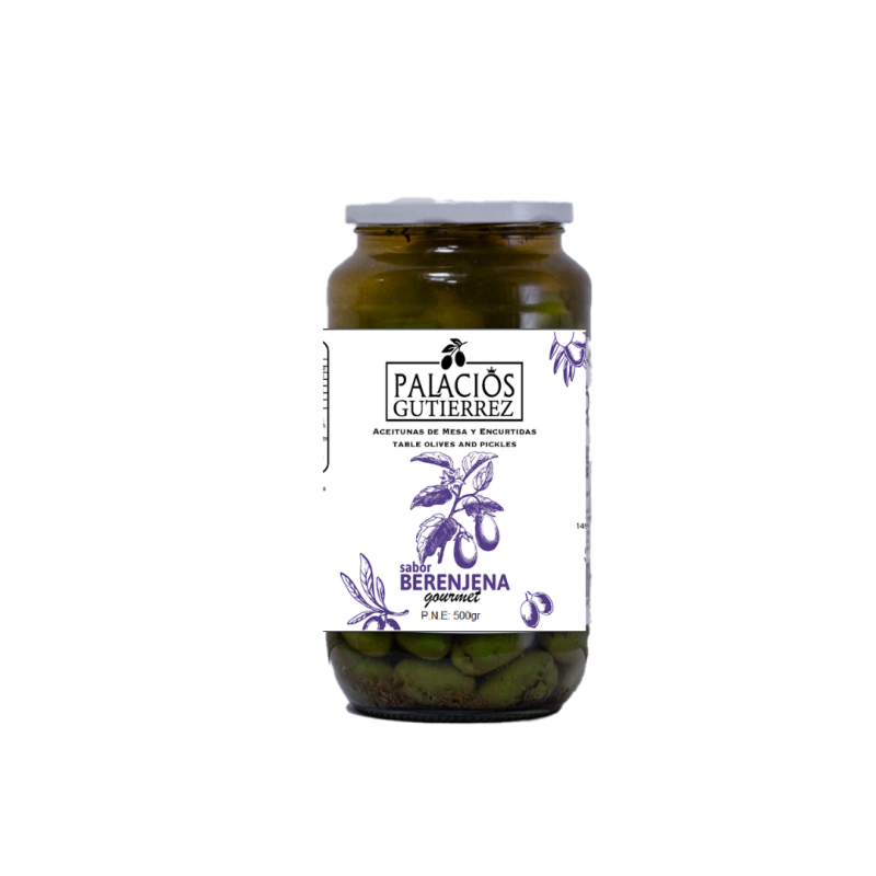 ACEITUNAS PARTIDAS SABOR BERENJENA ACEITUNAS PARTIDAS SABOR BERENJENA